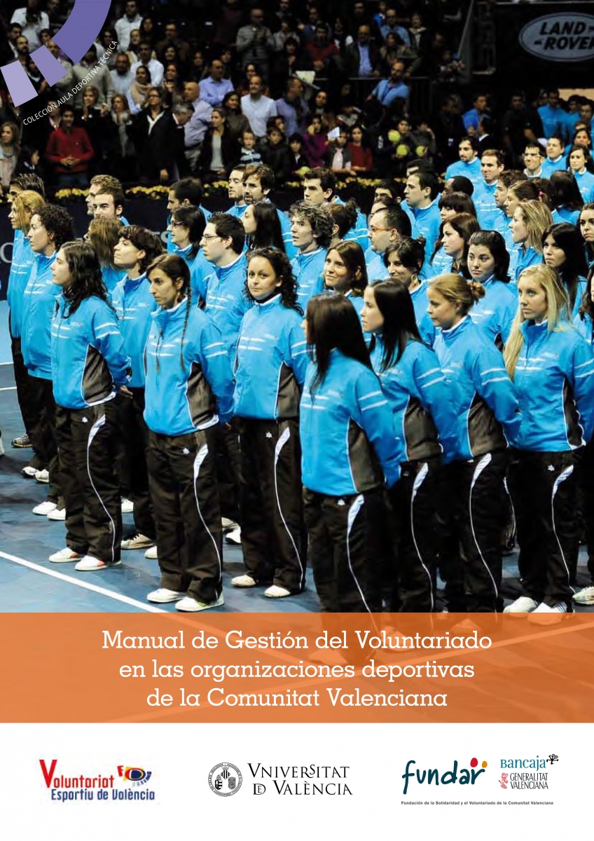 Manual de Gestión del Voluntariado en las organizaciones deportivas de la Comunitat Valenciana